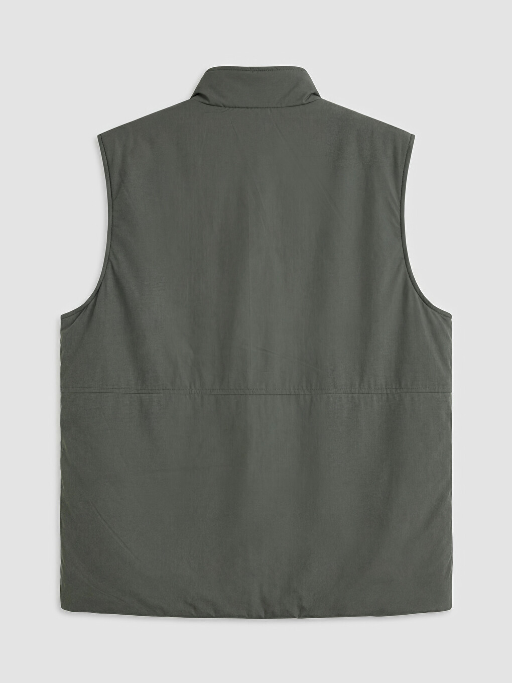 Haki Regular Fit Dik Yaka Erkek Yelek-5