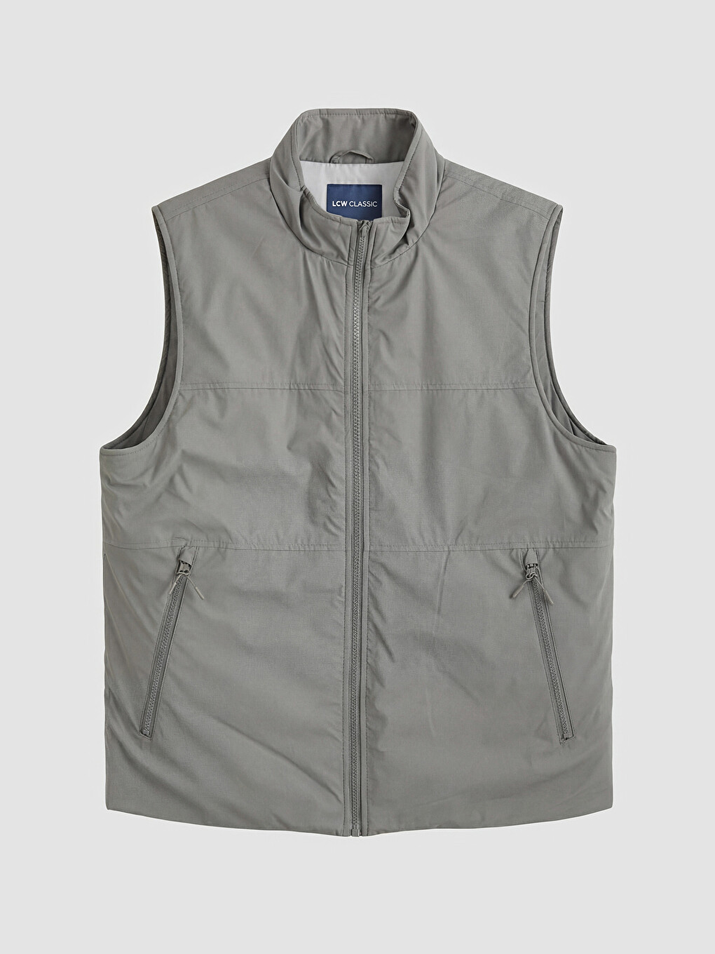 Man Grey Knit Gilet-4