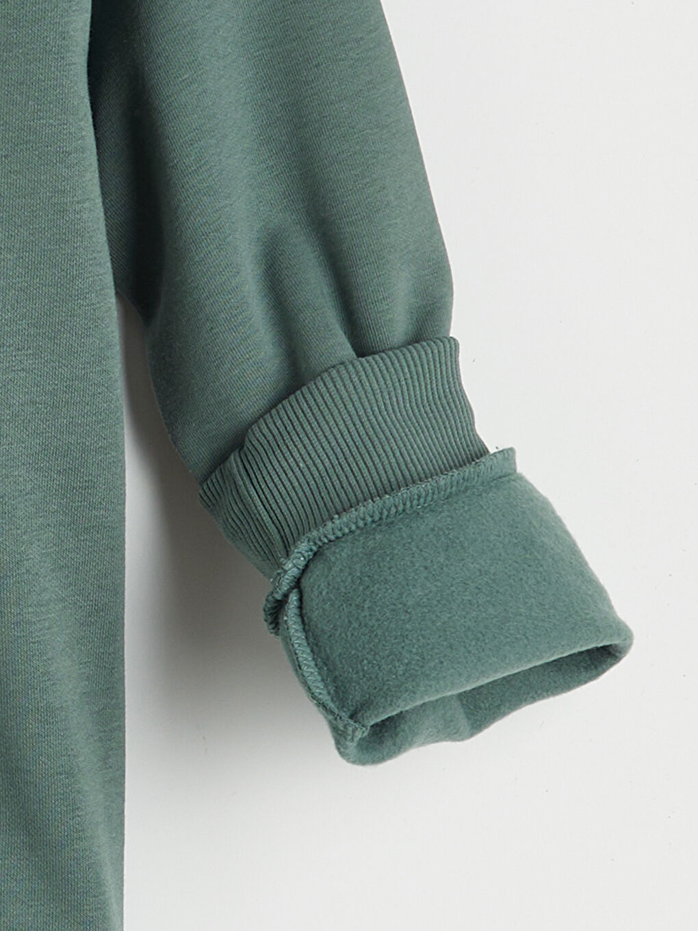 Petrol Kapüşonlu Minecraft Baskılı Erkek Çocuk Kalın Sweatshirt-2