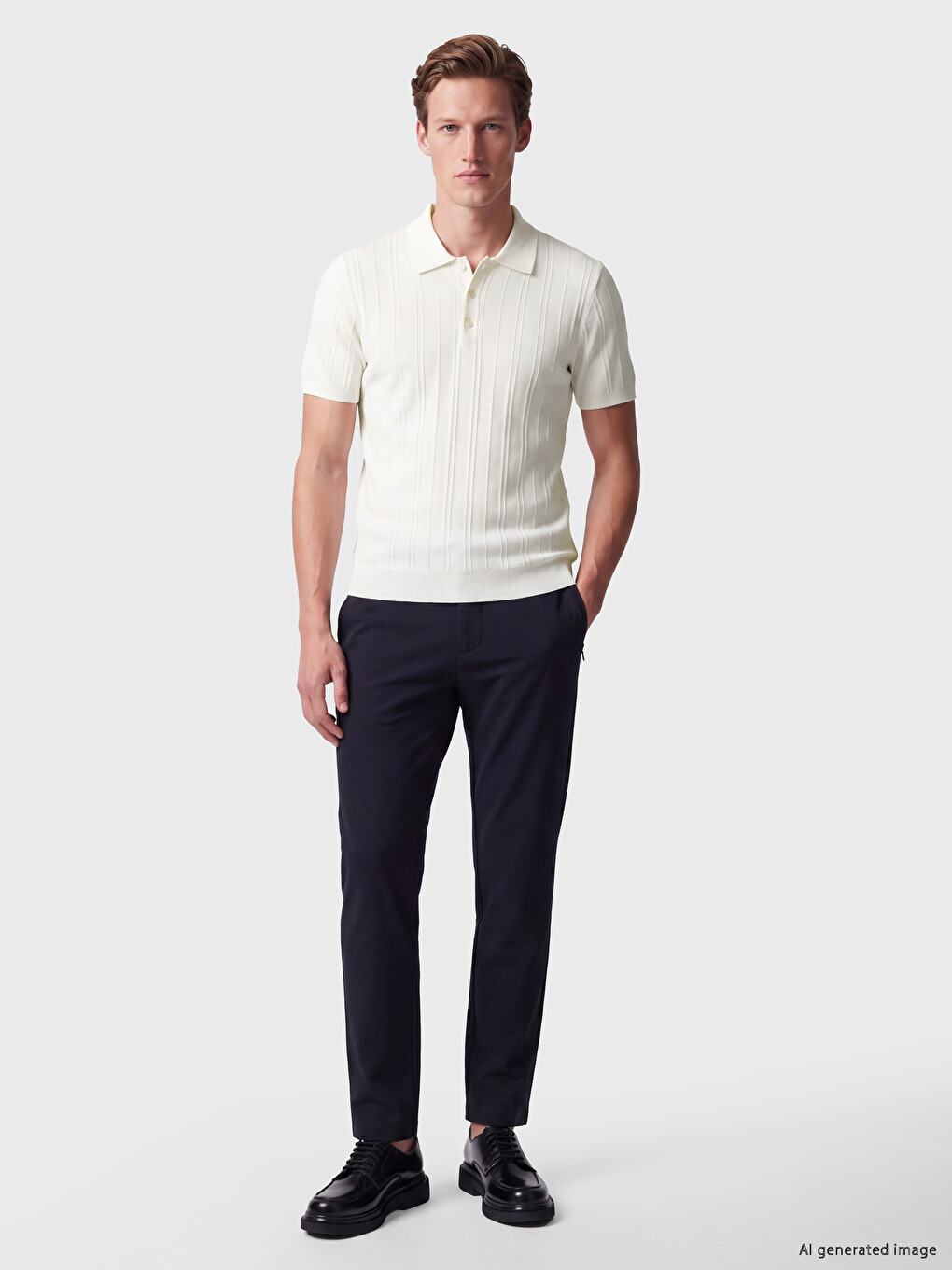 Man White Sweater-1