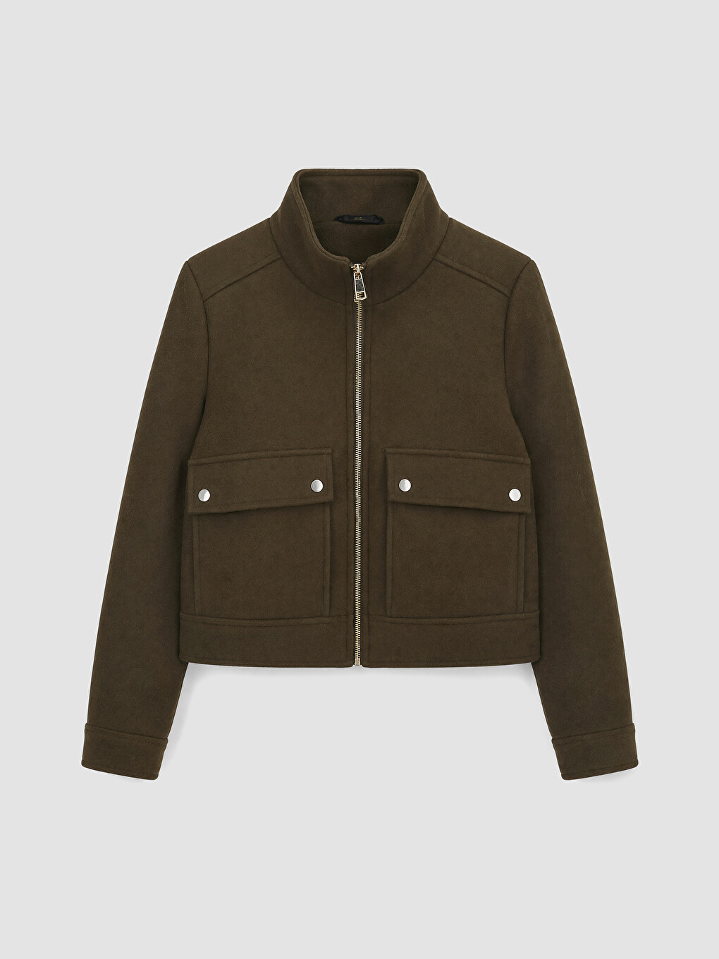 Woman Khaki Coatigan-5