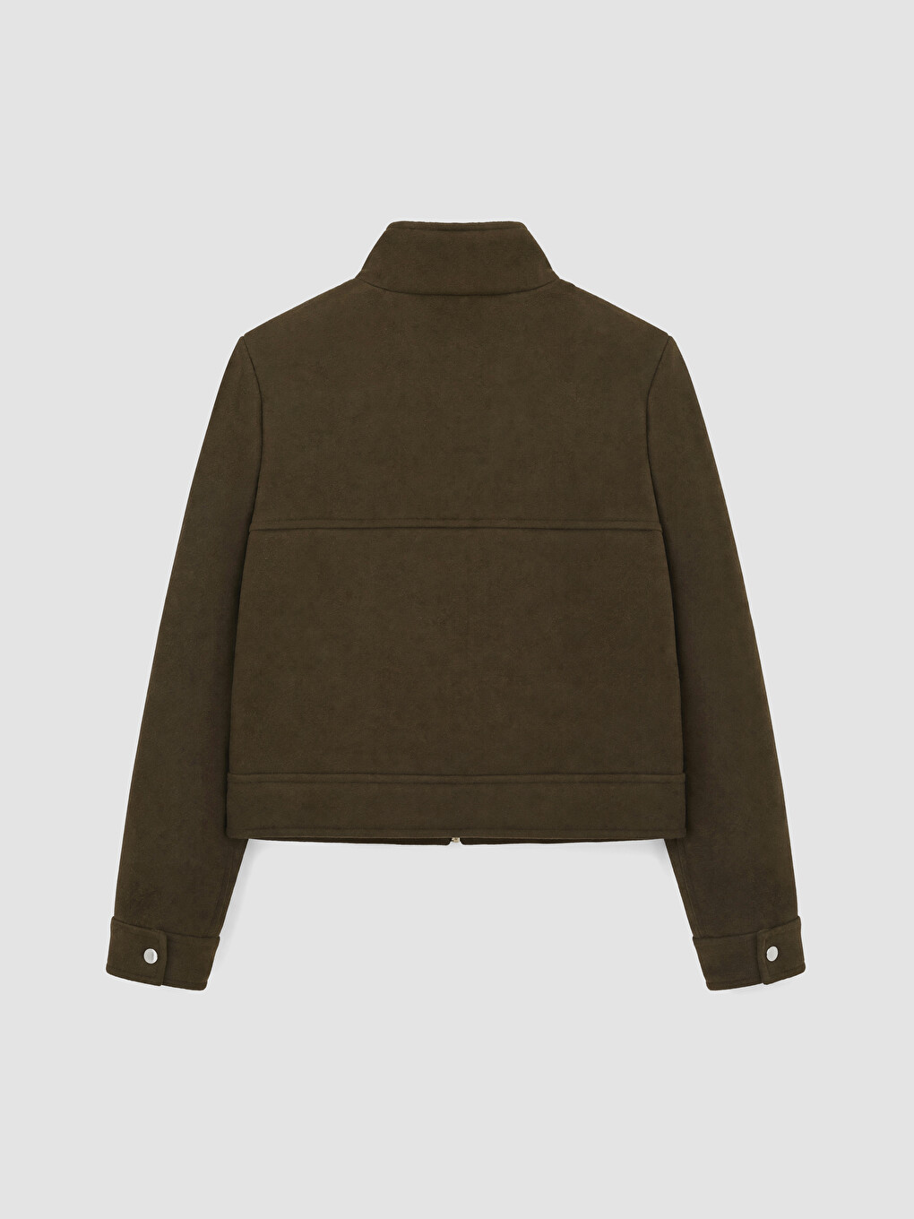 Woman Khaki Coatigan-8