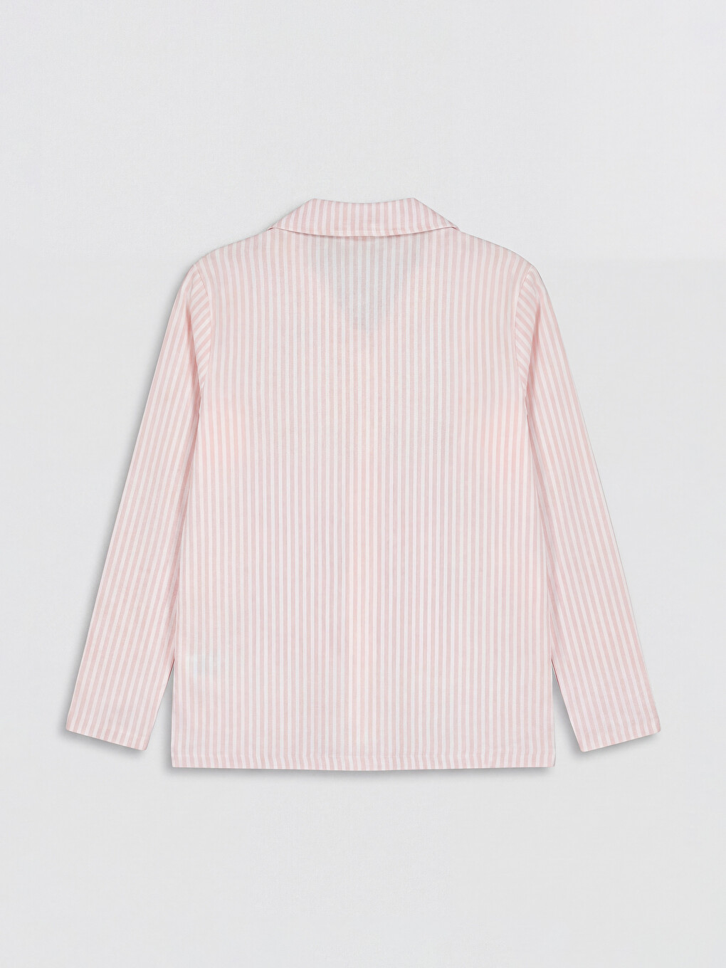 Pembe Gömlek Yaka Kız Çocuk Pijama Takım-2