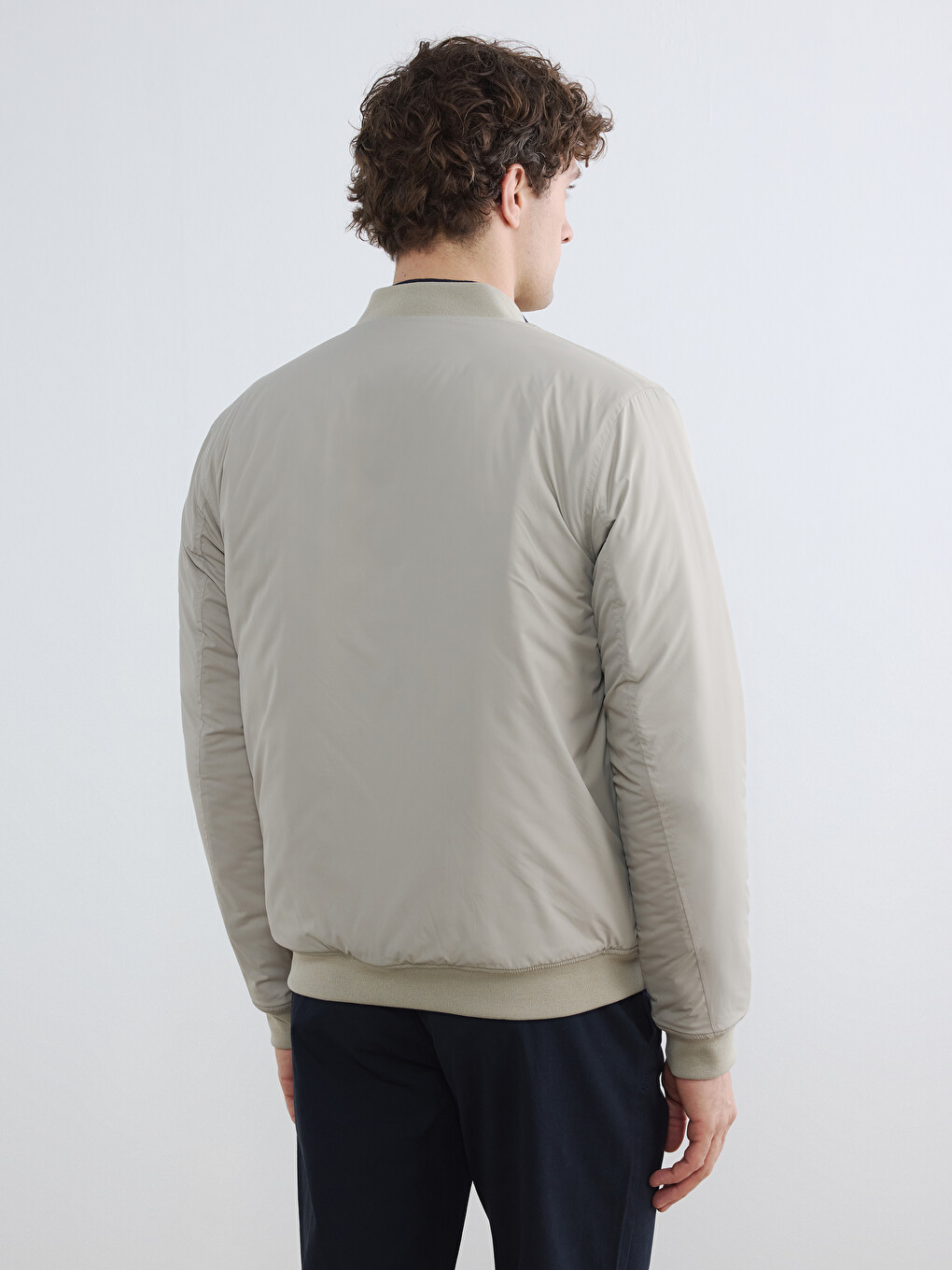 Man Indigo Puffer Coat-4