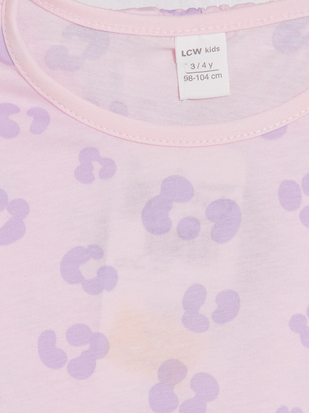 Pembe Desenli Kız Çocuk Pijama Takım-2