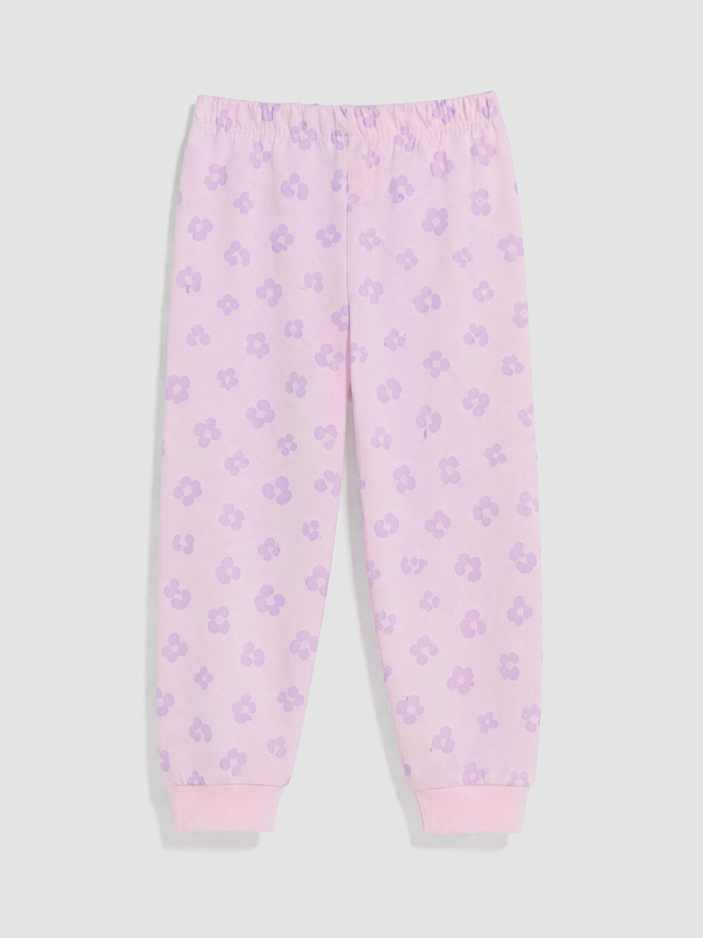 Pembe Desenli Kız Çocuk Pijama Takım-4
