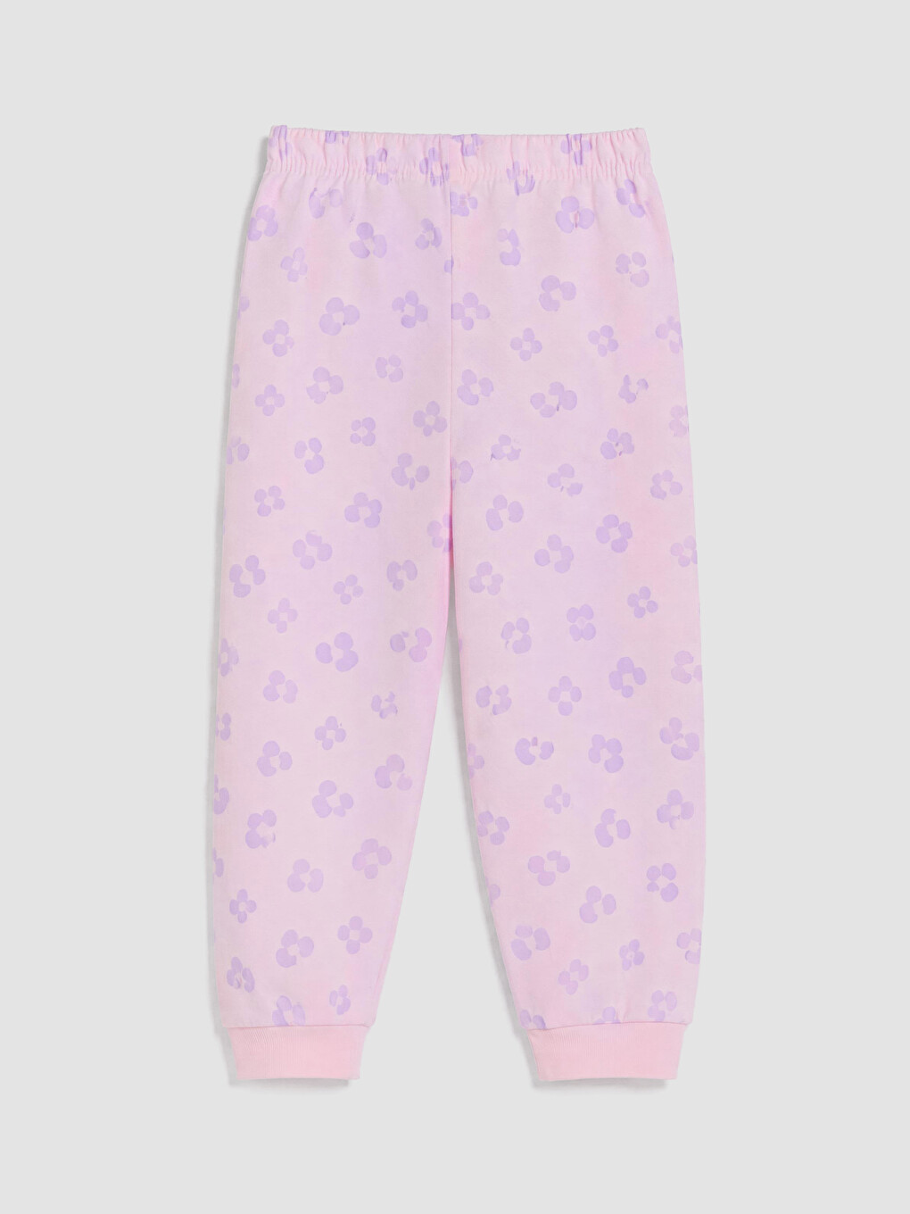 Pembe Desenli Kız Çocuk Pijama Takım-6