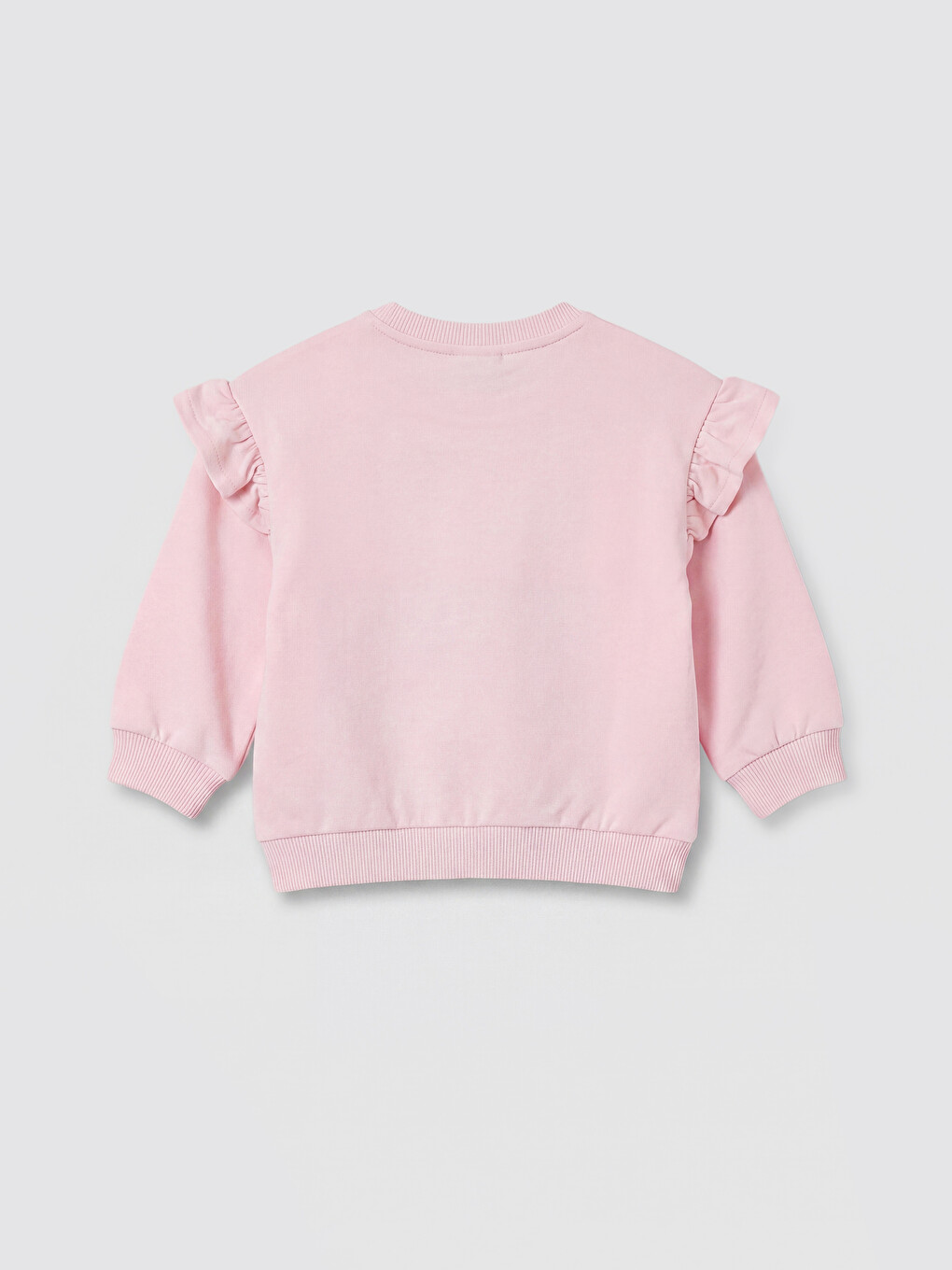 Pembe Barbie Baskılı İspanyol Paça Kız Bebek Takım-2