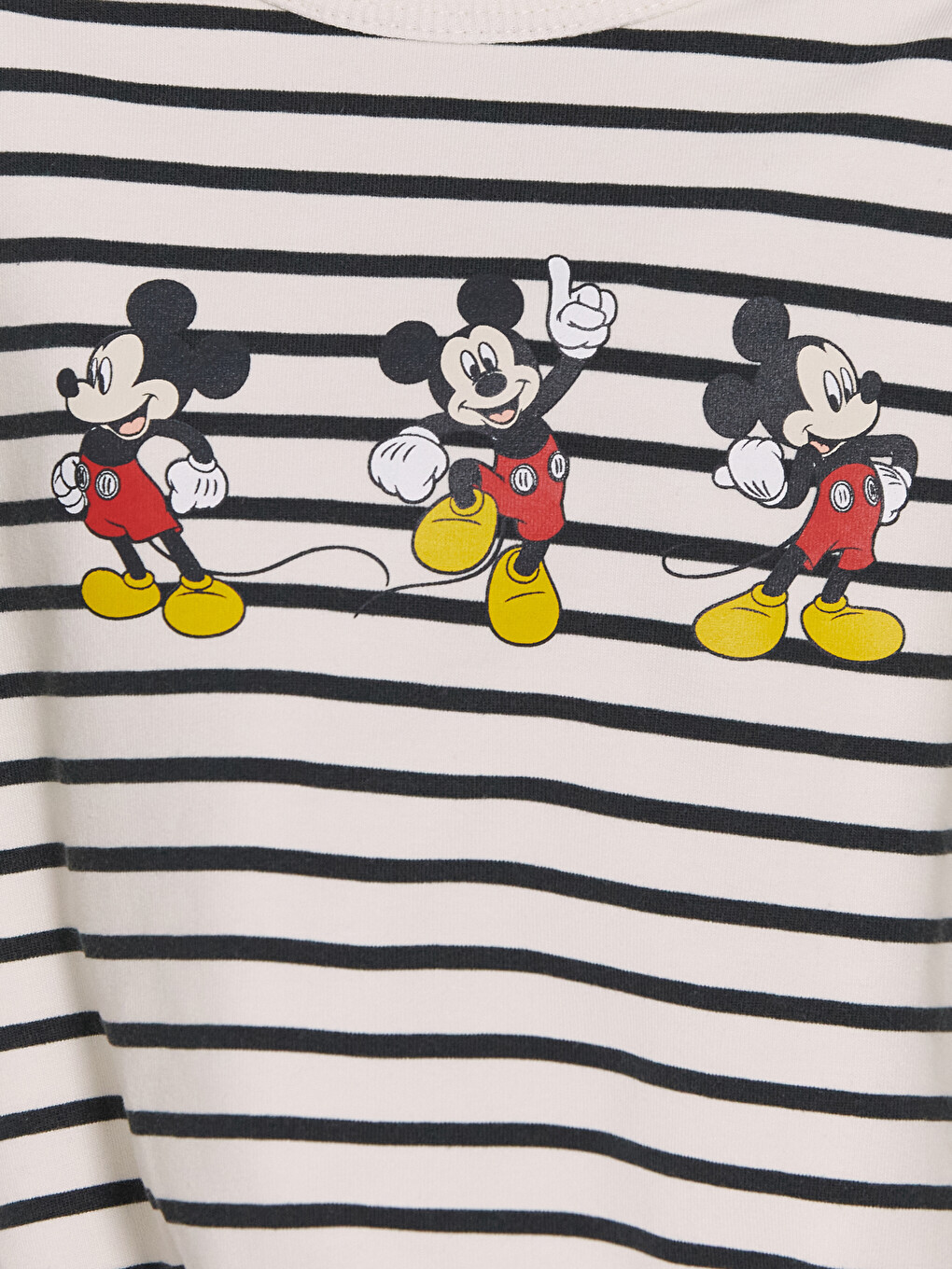 Striped Mickey Mouse Printed Baby Boys' Set-2
