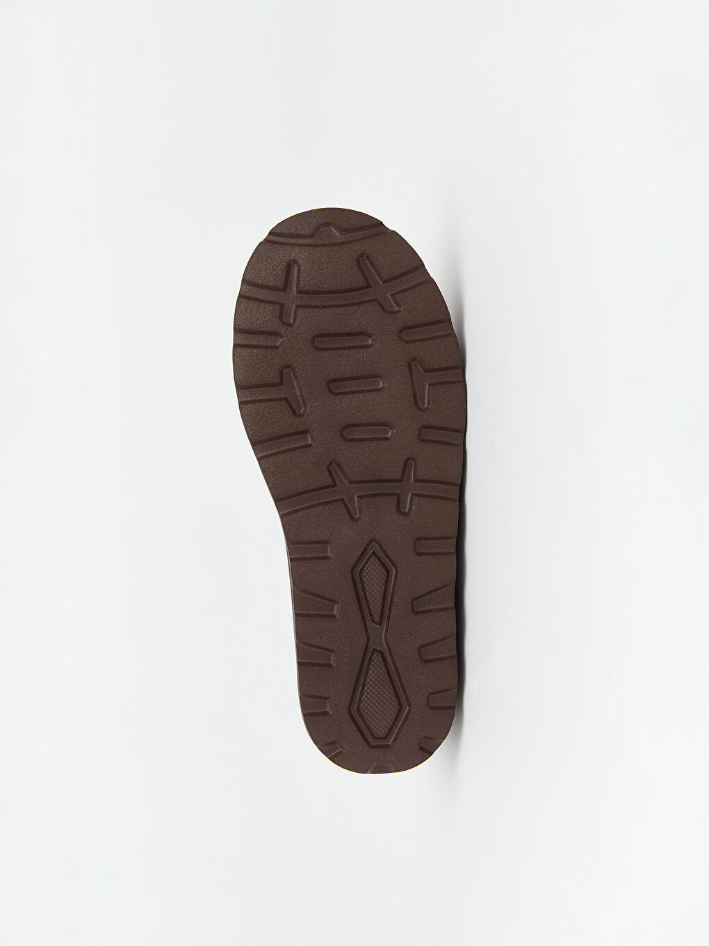 Kahverengi Kürklü Kadın Ev Ayakkabısı-3