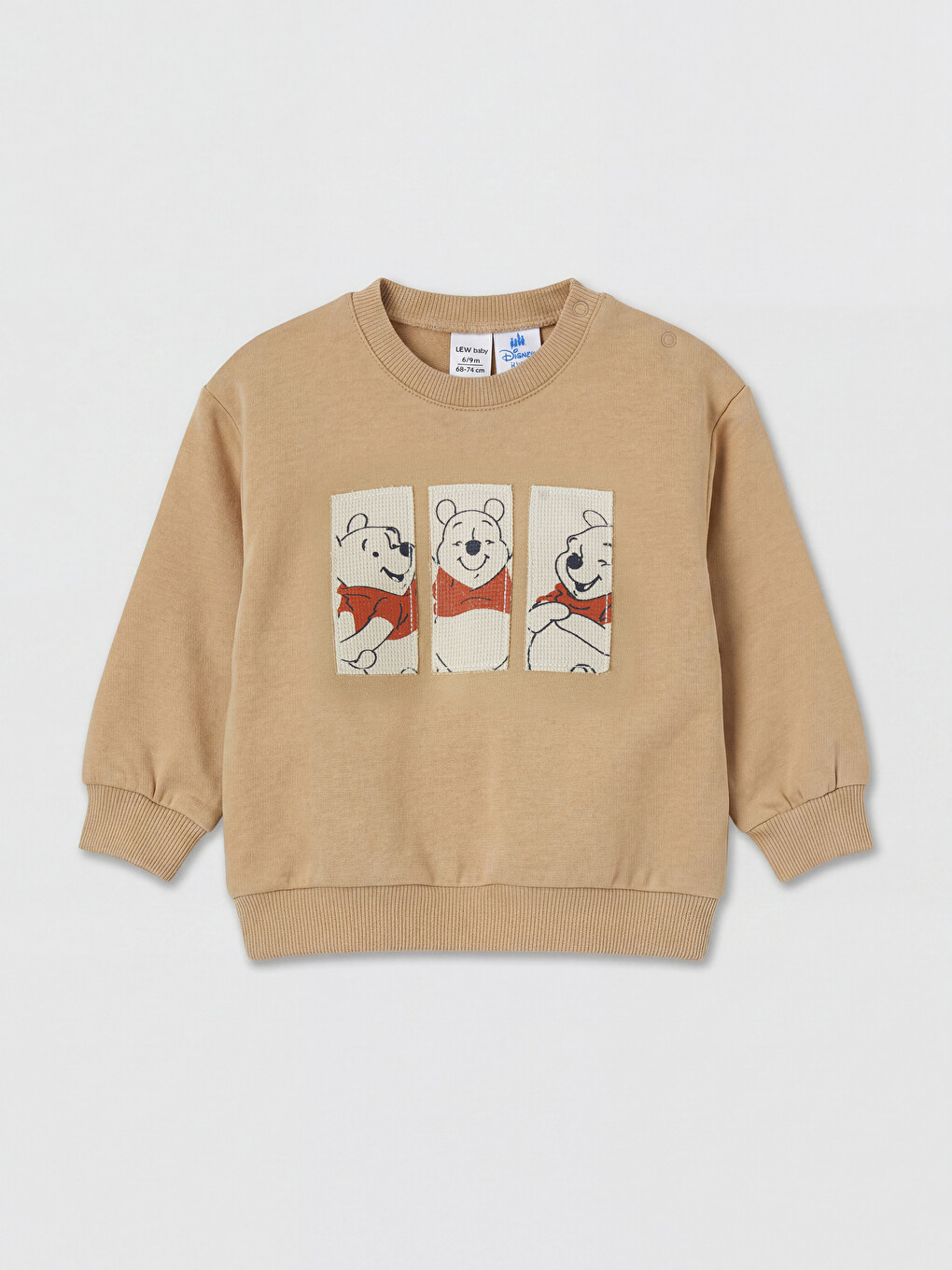 Winnie The Pooh Baskılı Erkek Bebek Takım-1
