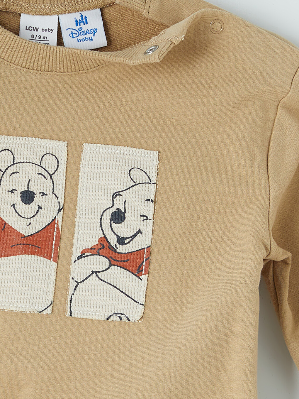 Winnie The Pooh Baskılı Erkek Bebek Takım-6