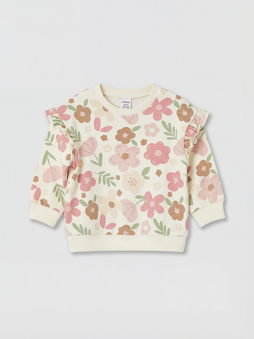 Floral Baby Girls' Sweatshirt And Leggings Set-1