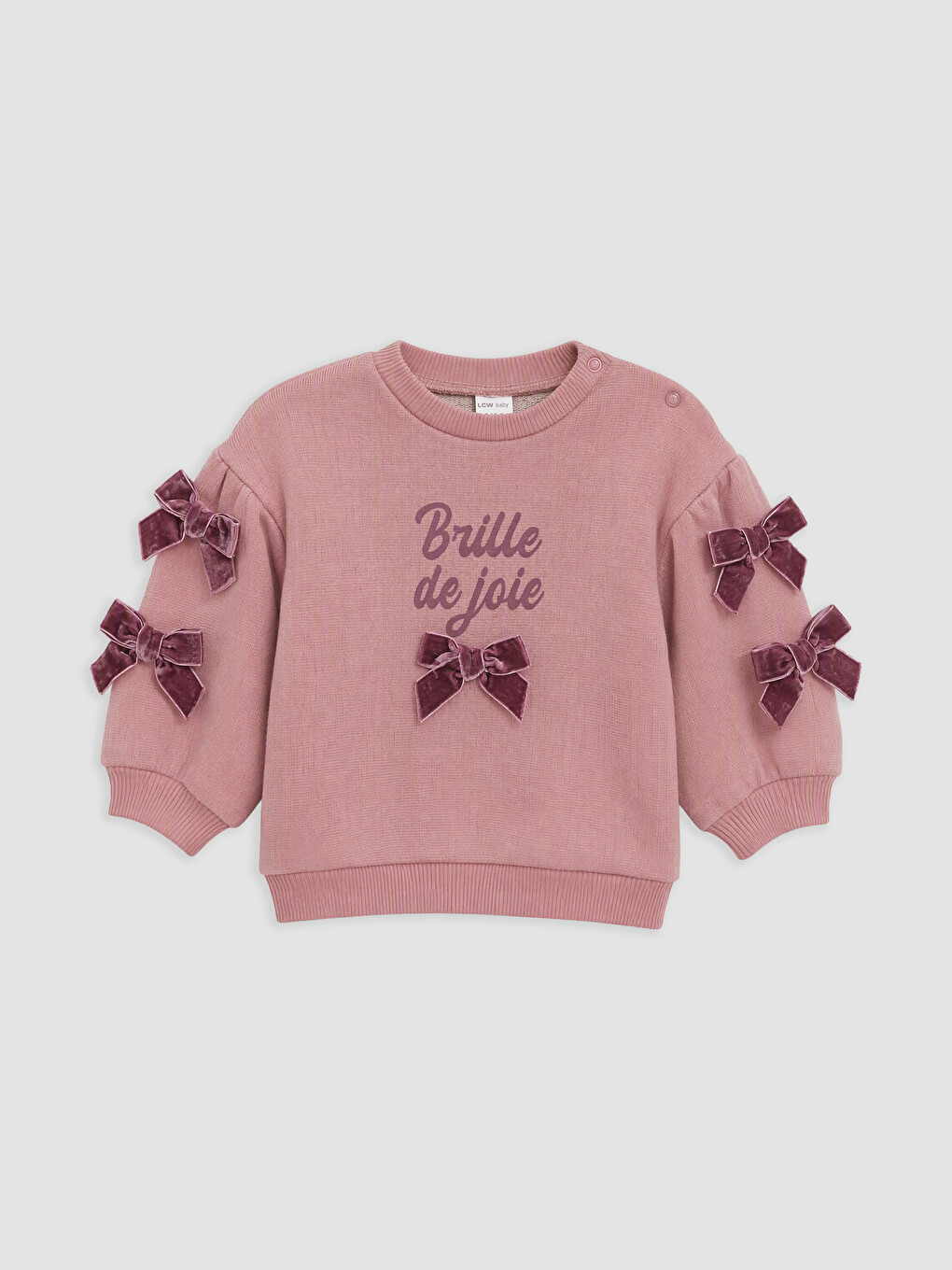 Printed Baby Girls' Sweatshirt And Leggings Set-1