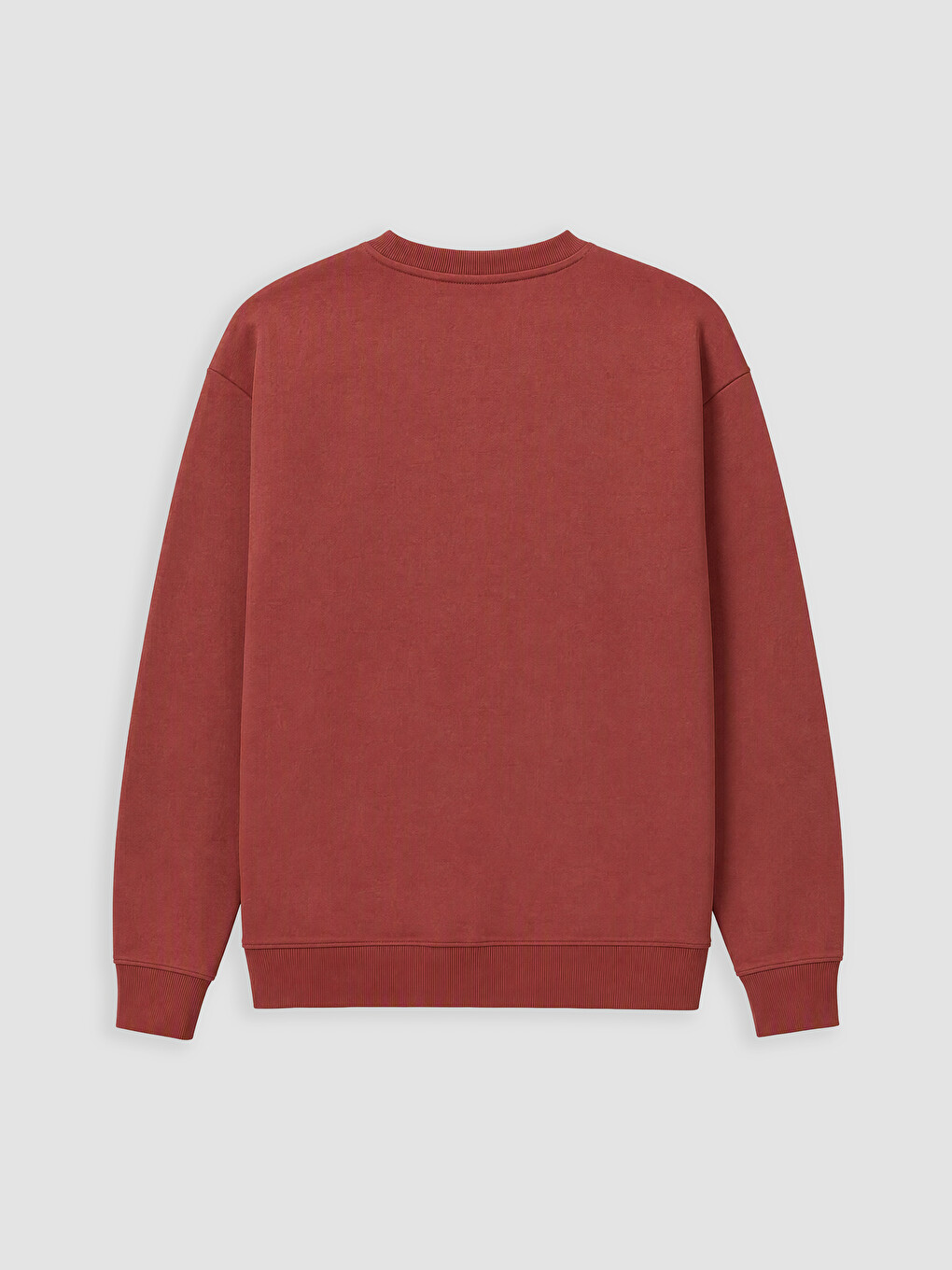 Crew Neck Men's Thick Sweatshirt-2