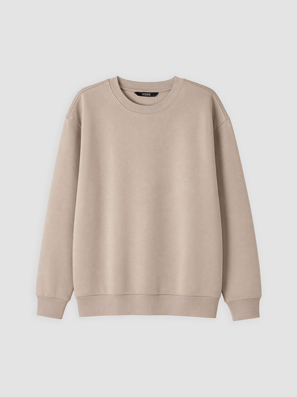 Crew Neck Men's Thick Sweatshirt-5
