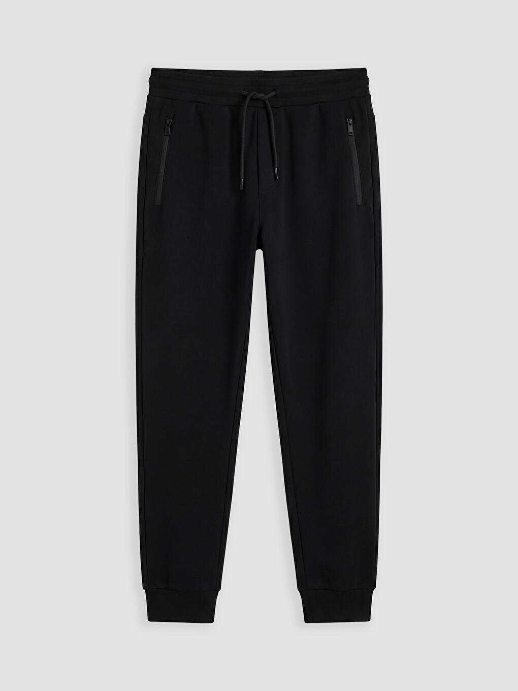 Siyah Regular Fit Erkek Jogger Eşofman Altı-4