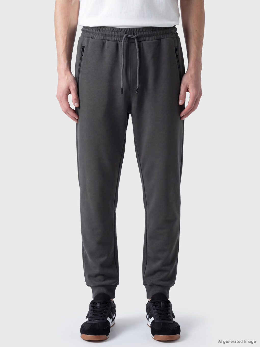 Antrasit Regular Fit Erkek Jogger Eşofman Altı-1