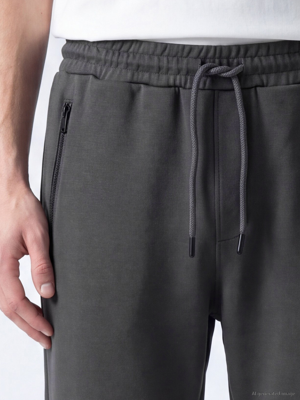 Antrasit Regular Fit Erkek Jogger Eşofman Altı-2
