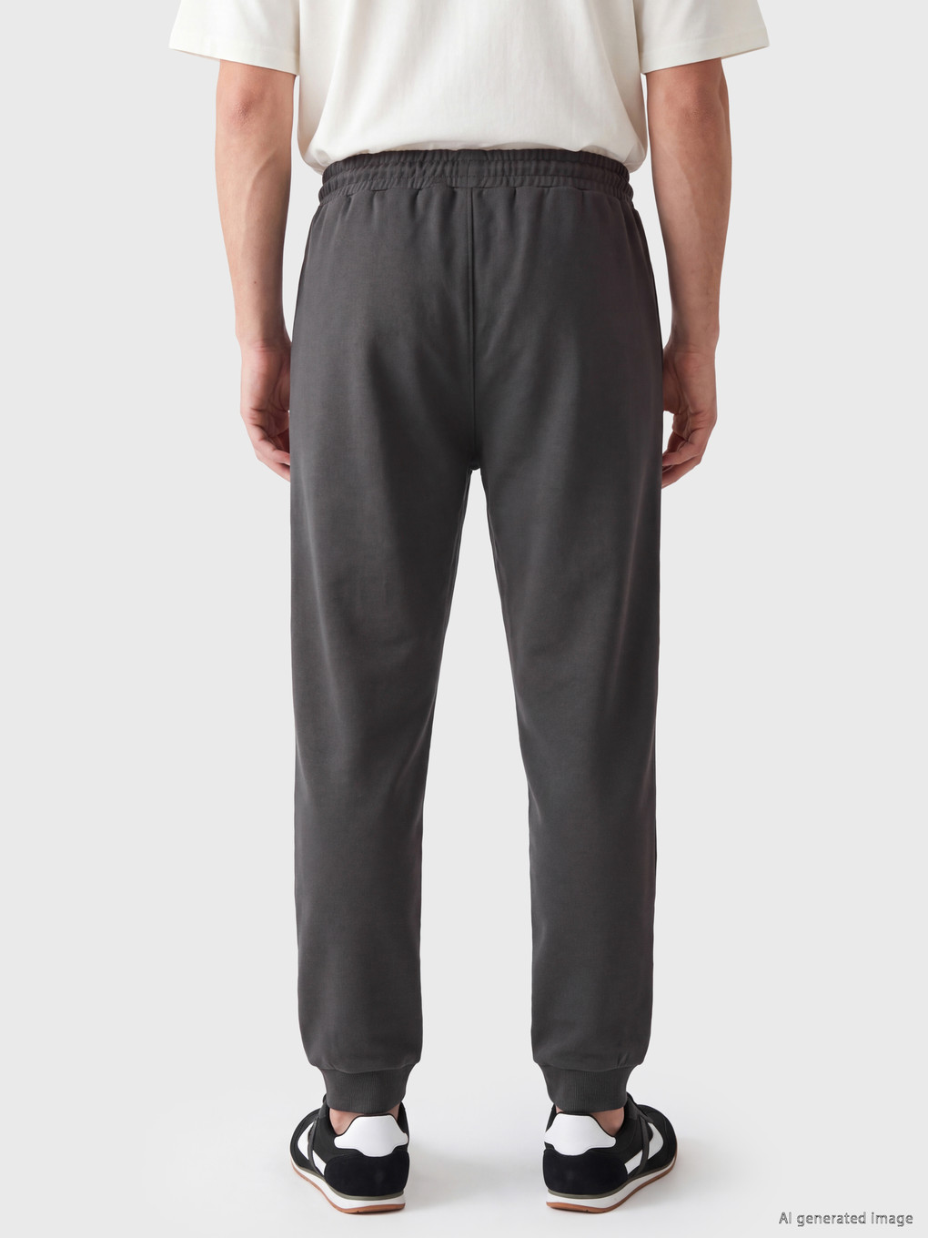 Antrasit Regular Fit Erkek Jogger Eşofman Altı-3