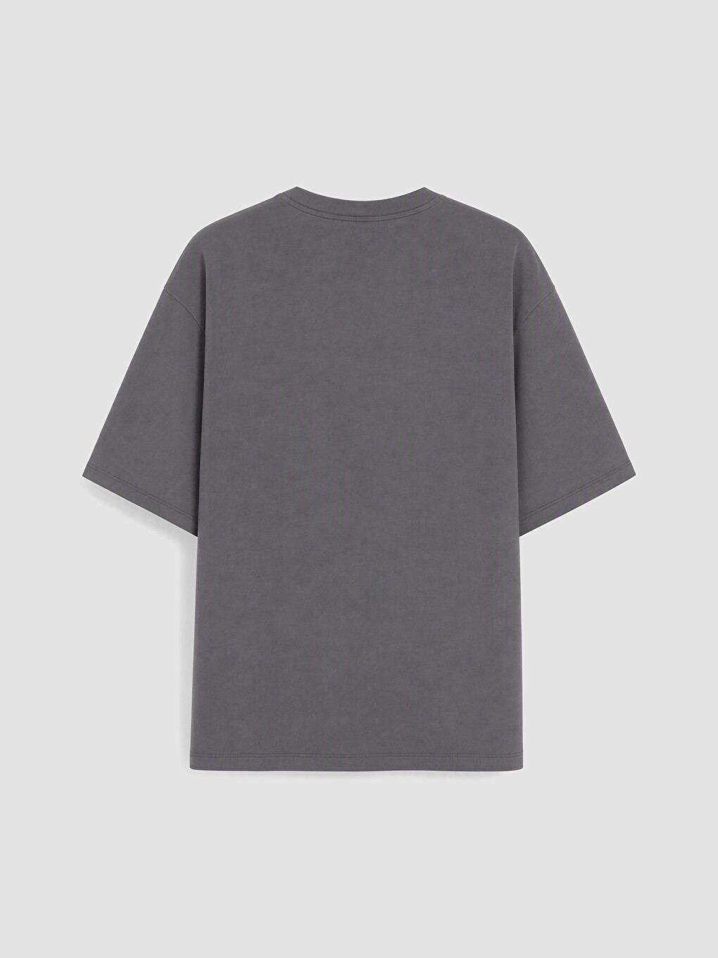 Mashkull Gri T-shirt-2