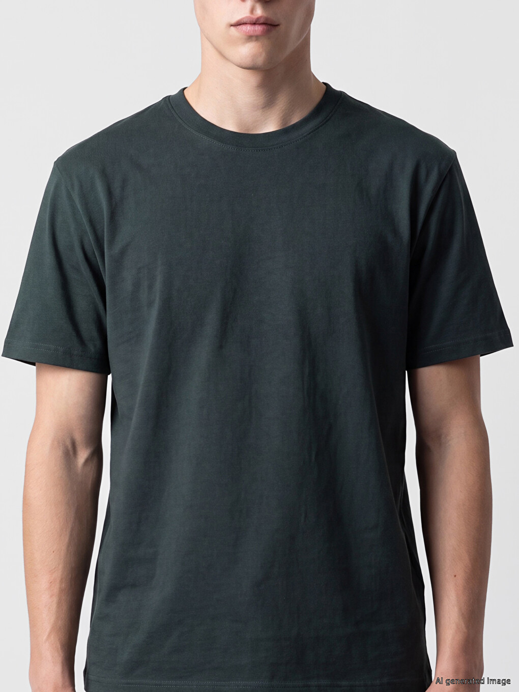 Man Green T-shirt-2