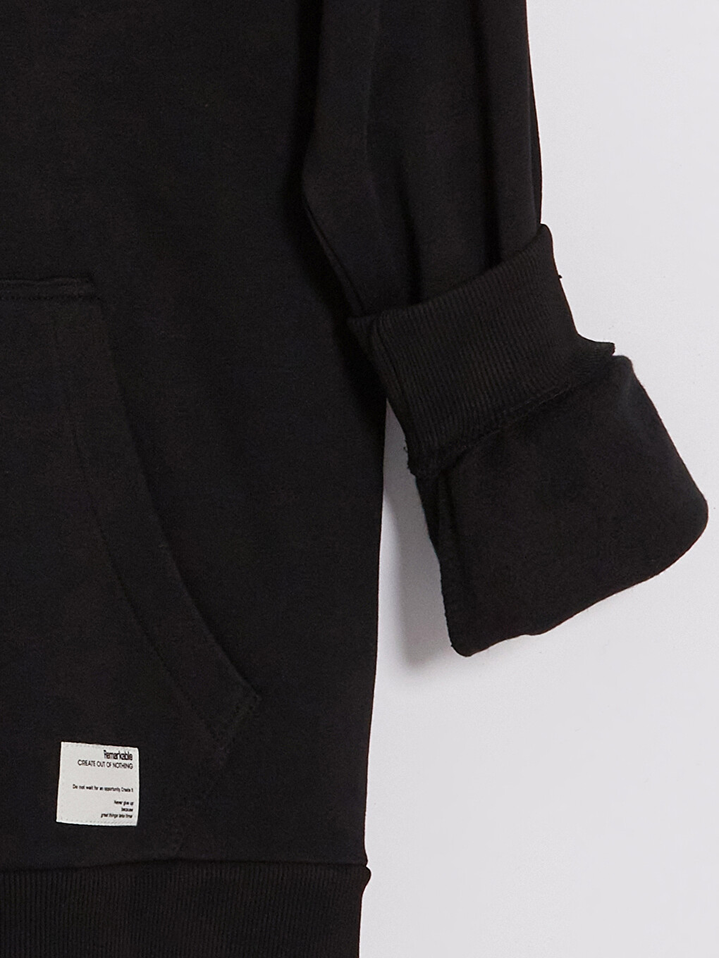 Man Black Zip-up Sweatshirt-5