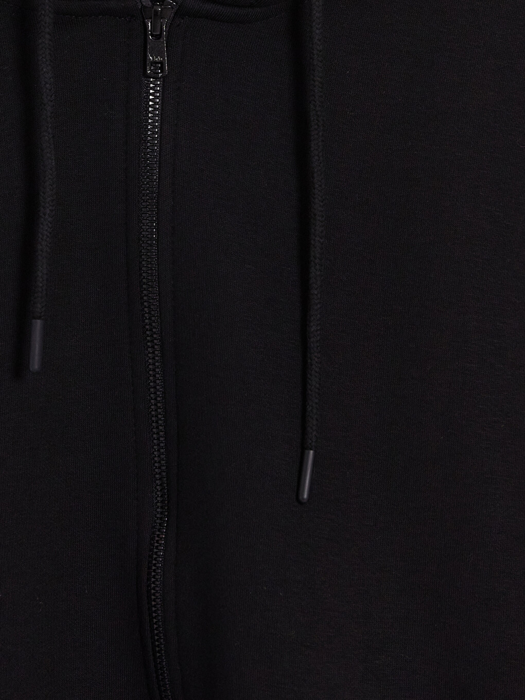Man Black Zip-up Sweatshirt-6