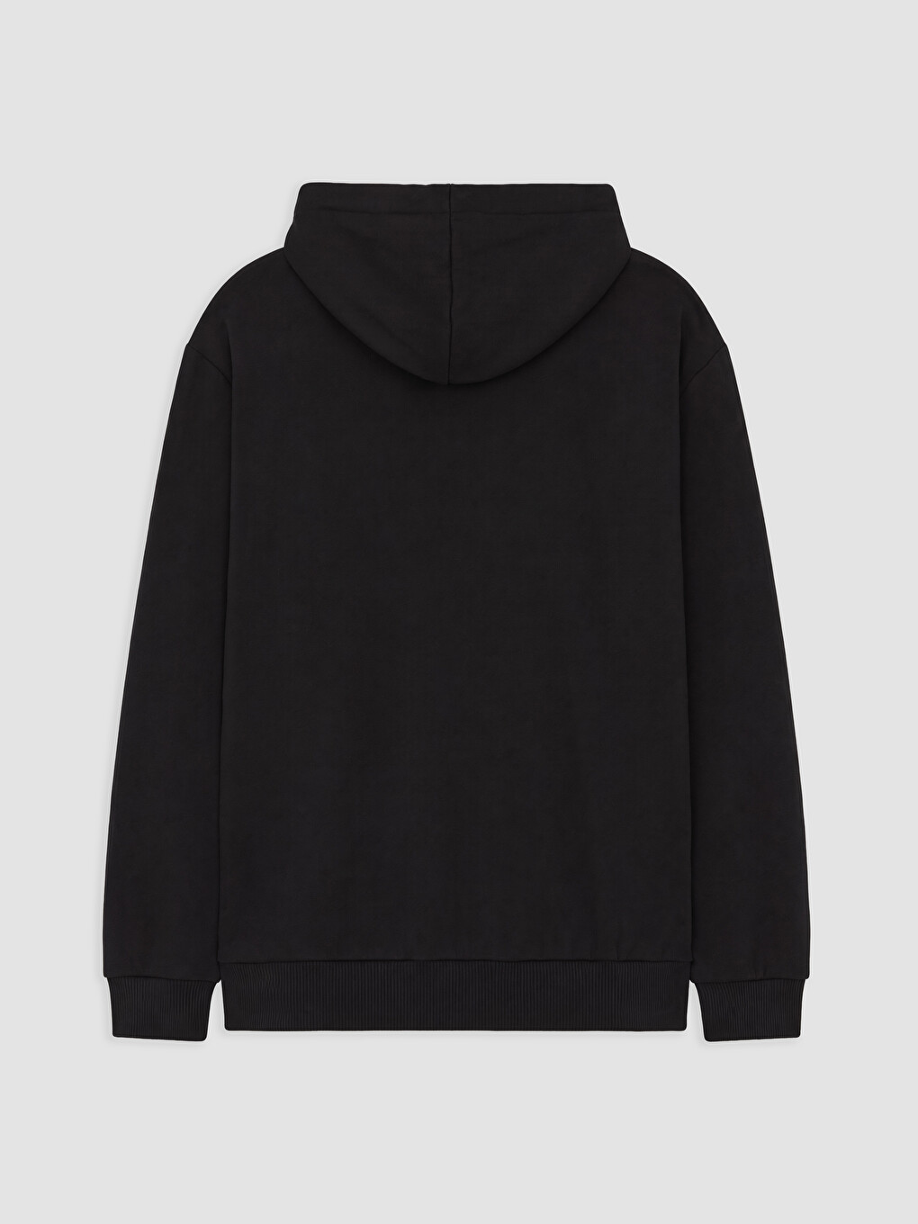 Man Black Zip-up Sweatshirt-7