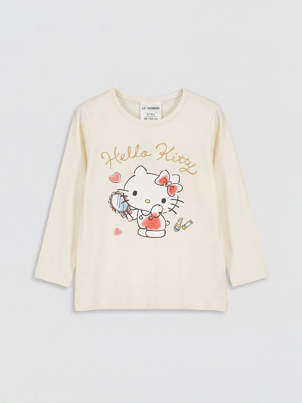 Hello Kitty Rundhalsausschnitt Mädchen Pyjama-set-1
