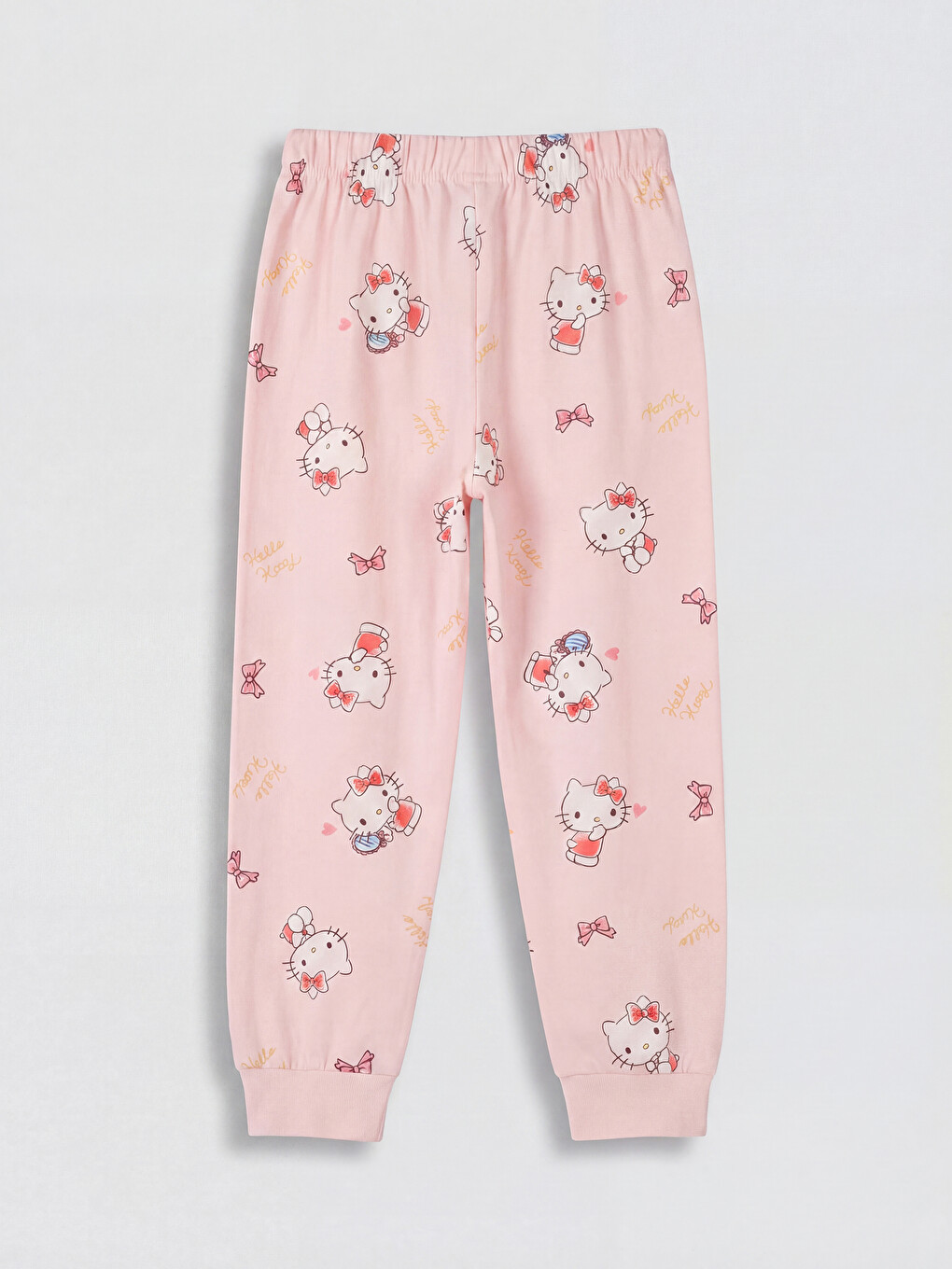 Hello Kitty Rundhalsausschnitt Mädchen Pyjama-set-4