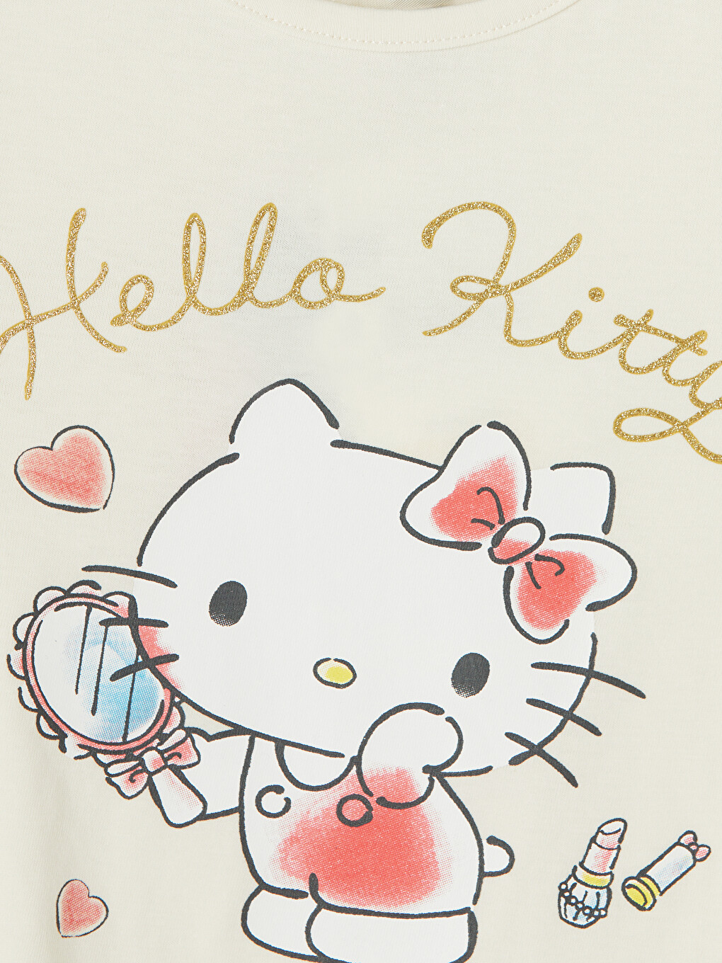 Hello Kitty Rundhalsausschnitt Mädchen Pyjama-set-5