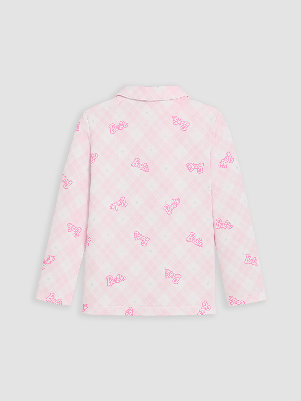 Roze Pidžama Komplet Devojka-3