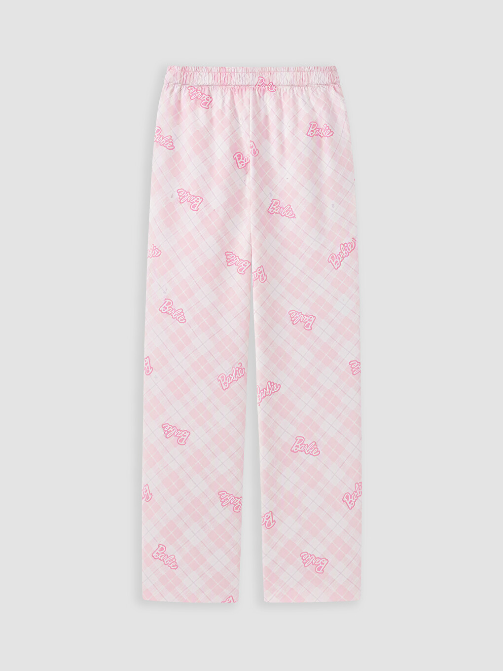 Pembe Barbie Desenli Kız Çocuk Pijama Takım-6