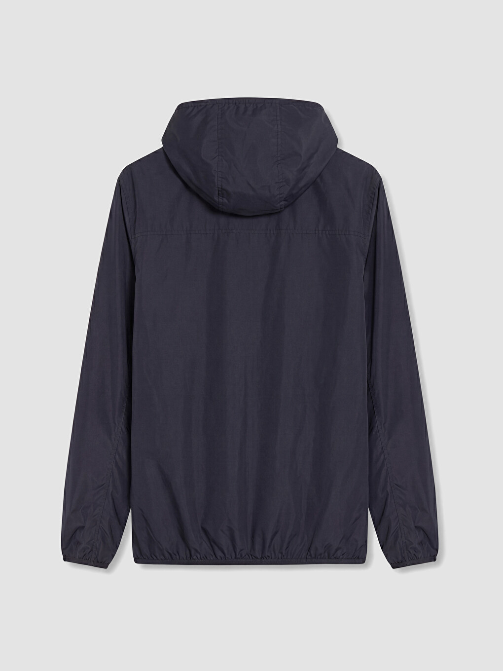 Lacivert Regular Fit Kapüşonlu Erkek Yağmurluk-8
