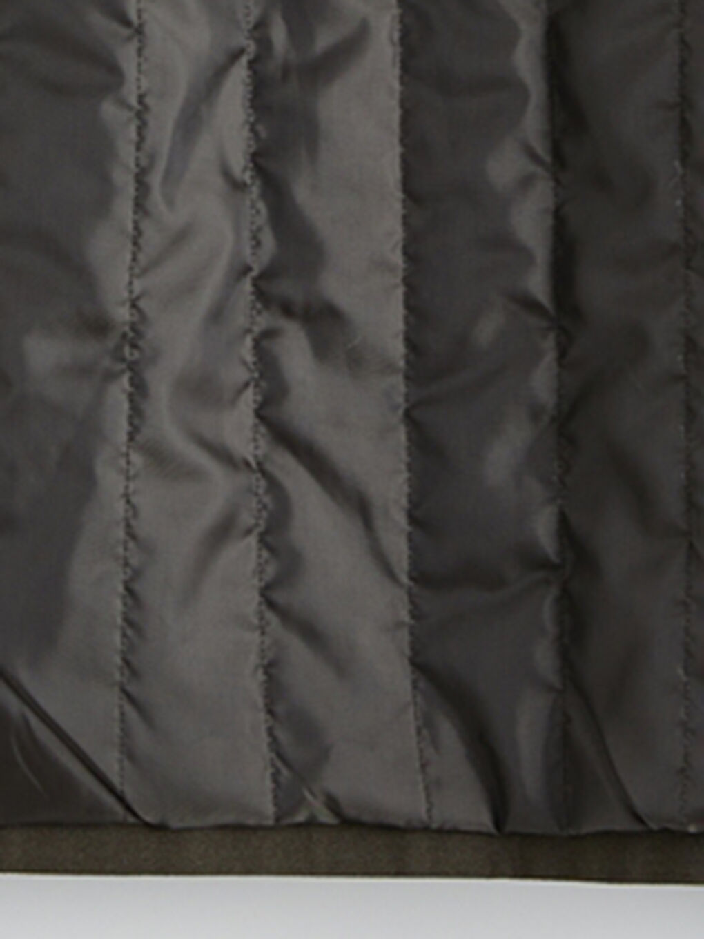 Haki Rahat Kalıp Kadife Yaka Erkek Mont-6