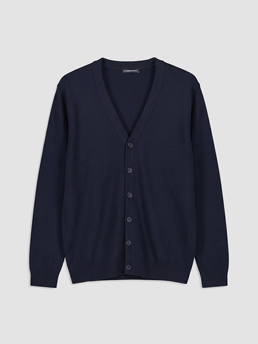 Man Navy Cardigan-4