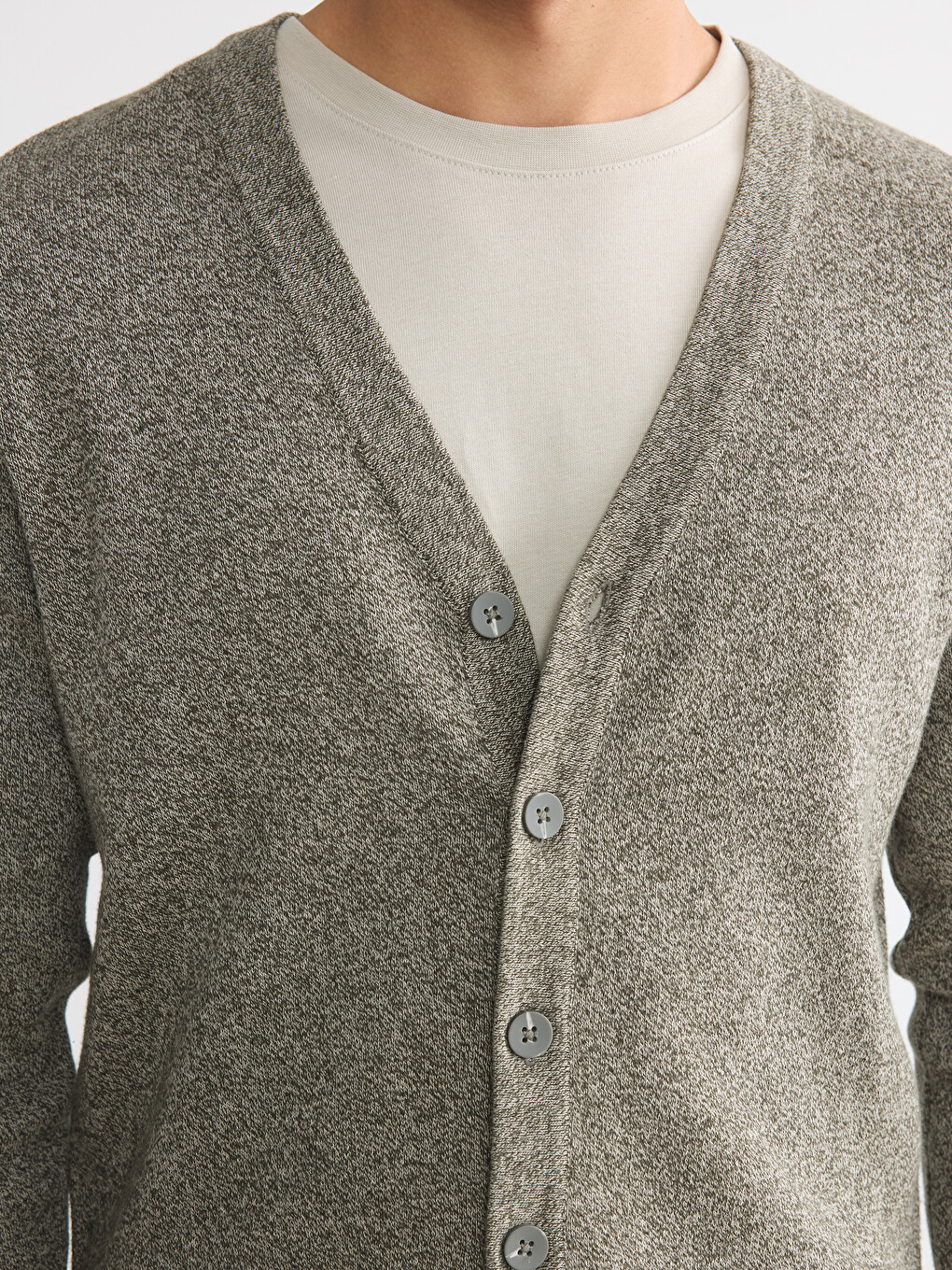 Cardigan Kaki Bărbat-2