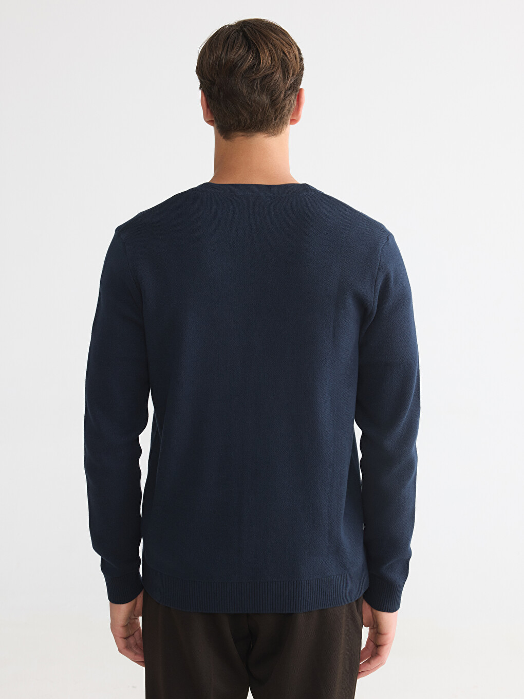 Man Navy Cardigan-3