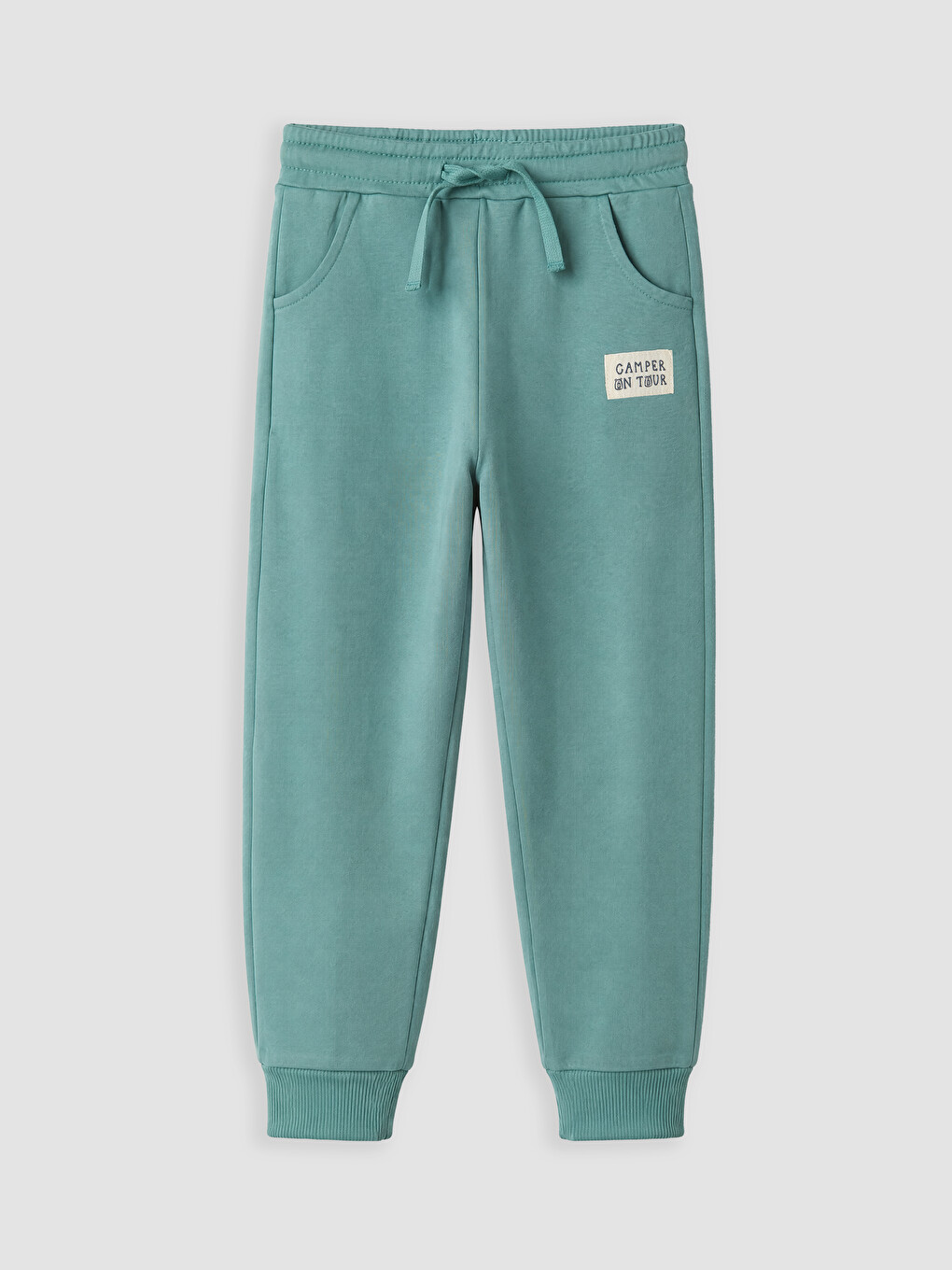 Elastic Waist Embroidered Boys' Jogger Sweatpants Bottom