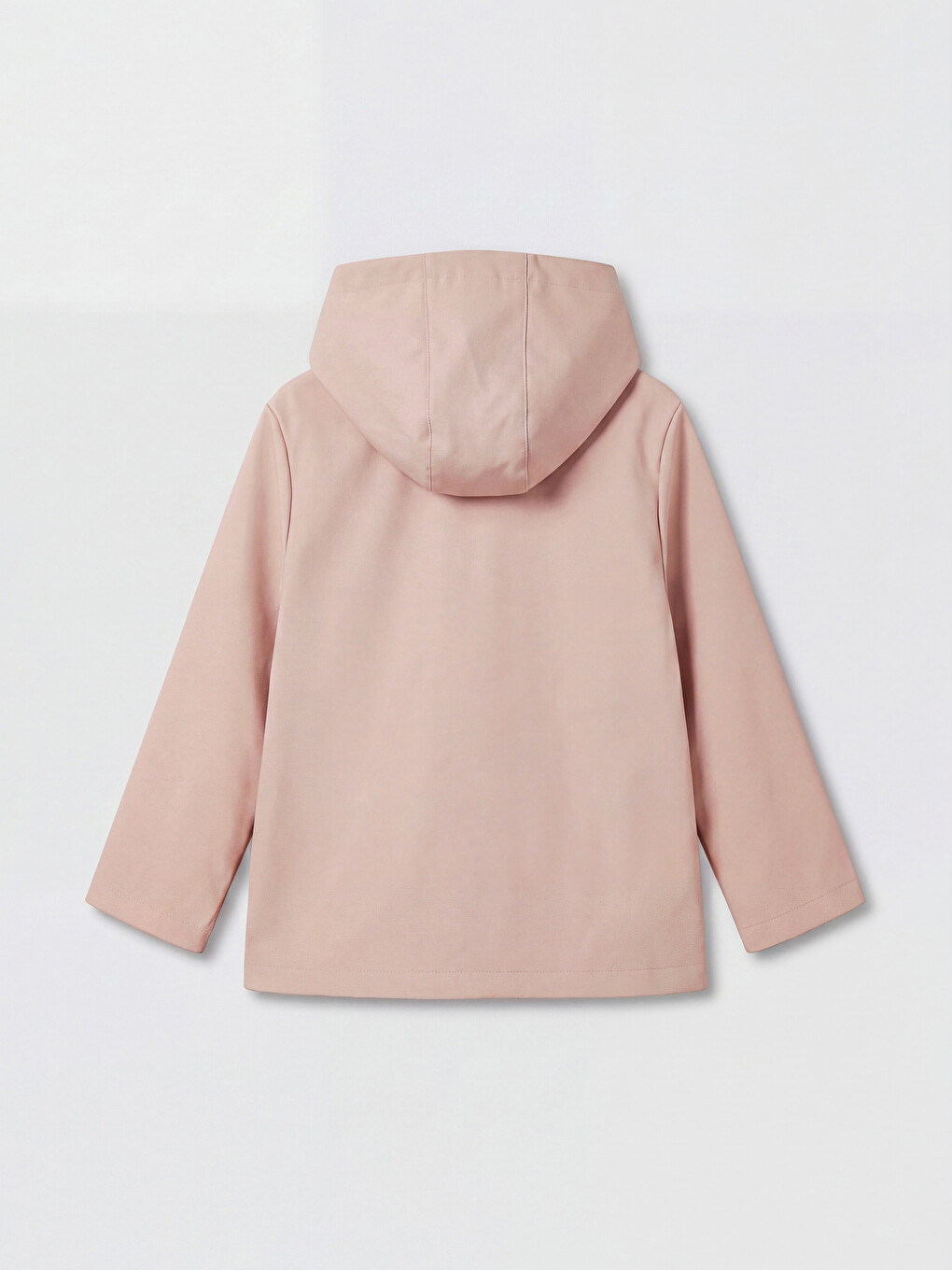 Pembe Kapüşonu Kız Çocuk Mont-1