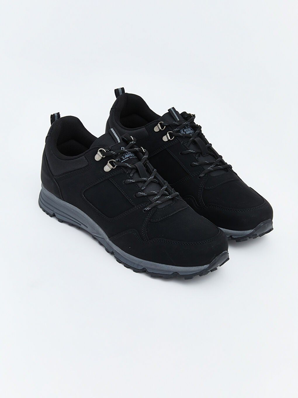 Siyah Bağcıklı Erkek Trekking Ayakkabı