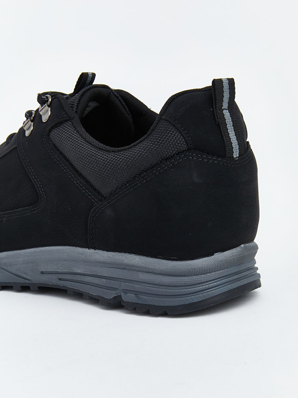 Siyah Bağcıklı Erkek Trekking Ayakkabı-4