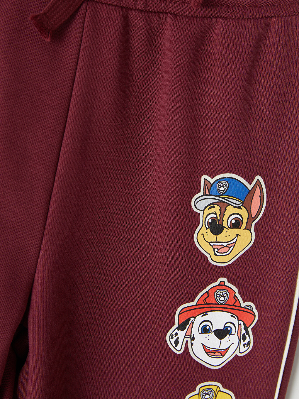 Bordo Paw Patrol Baskılı Erkek Çocuk Jogger Eşofman Altı-2
