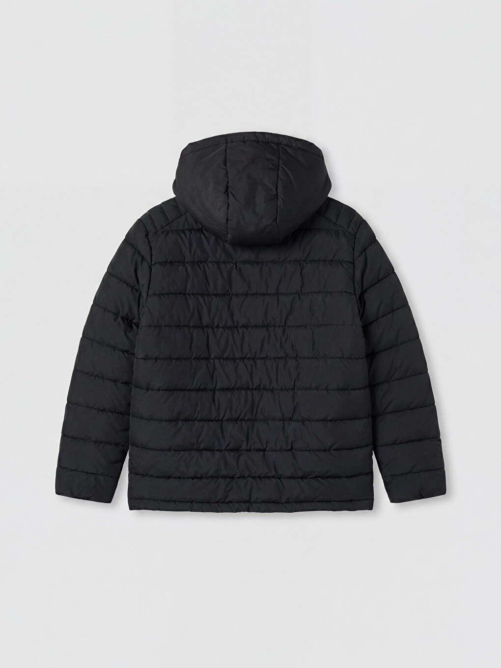 Man Black Puffer Coat-6