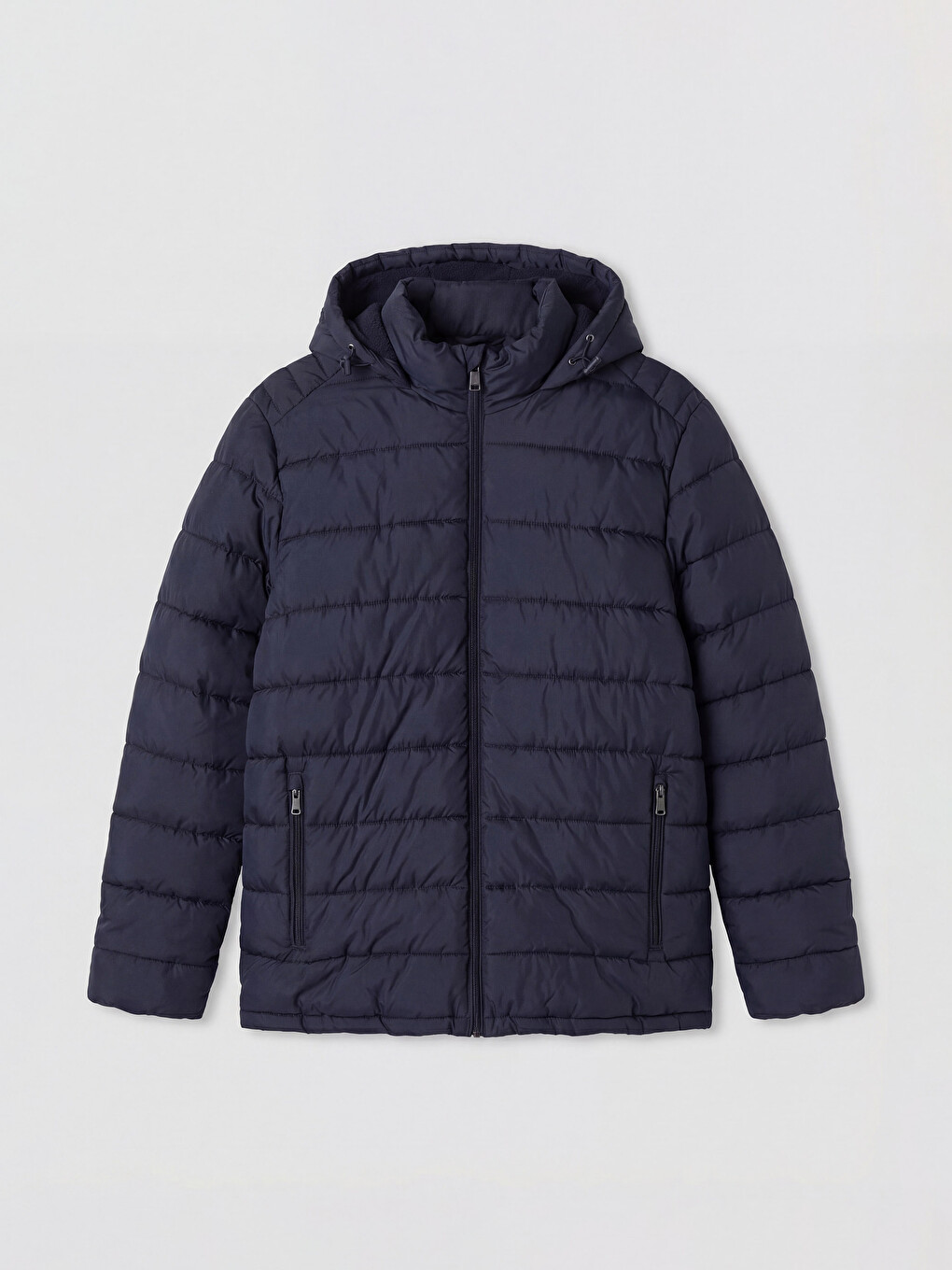 Man Navy Puffer Coat-5