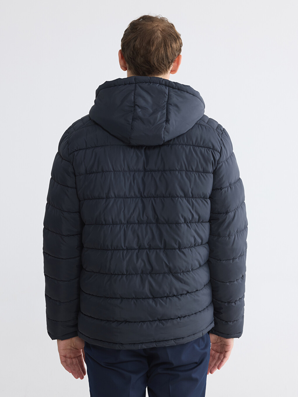 Man Navy Puffer Coat-4