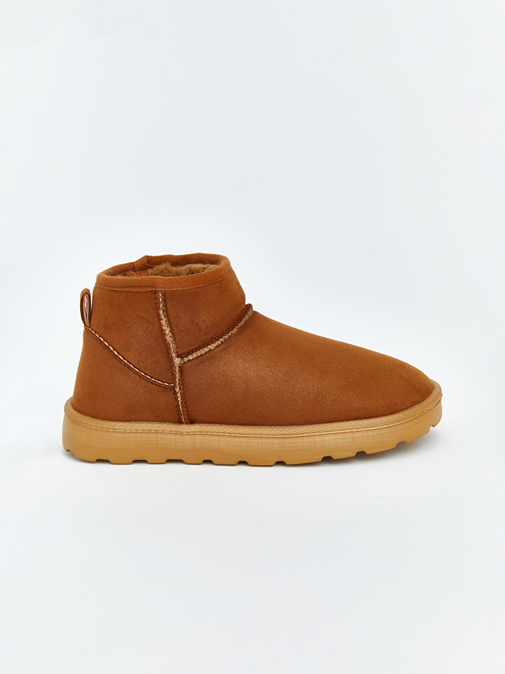 Women's Boots with Faux Suede Look and Fur Lining-2