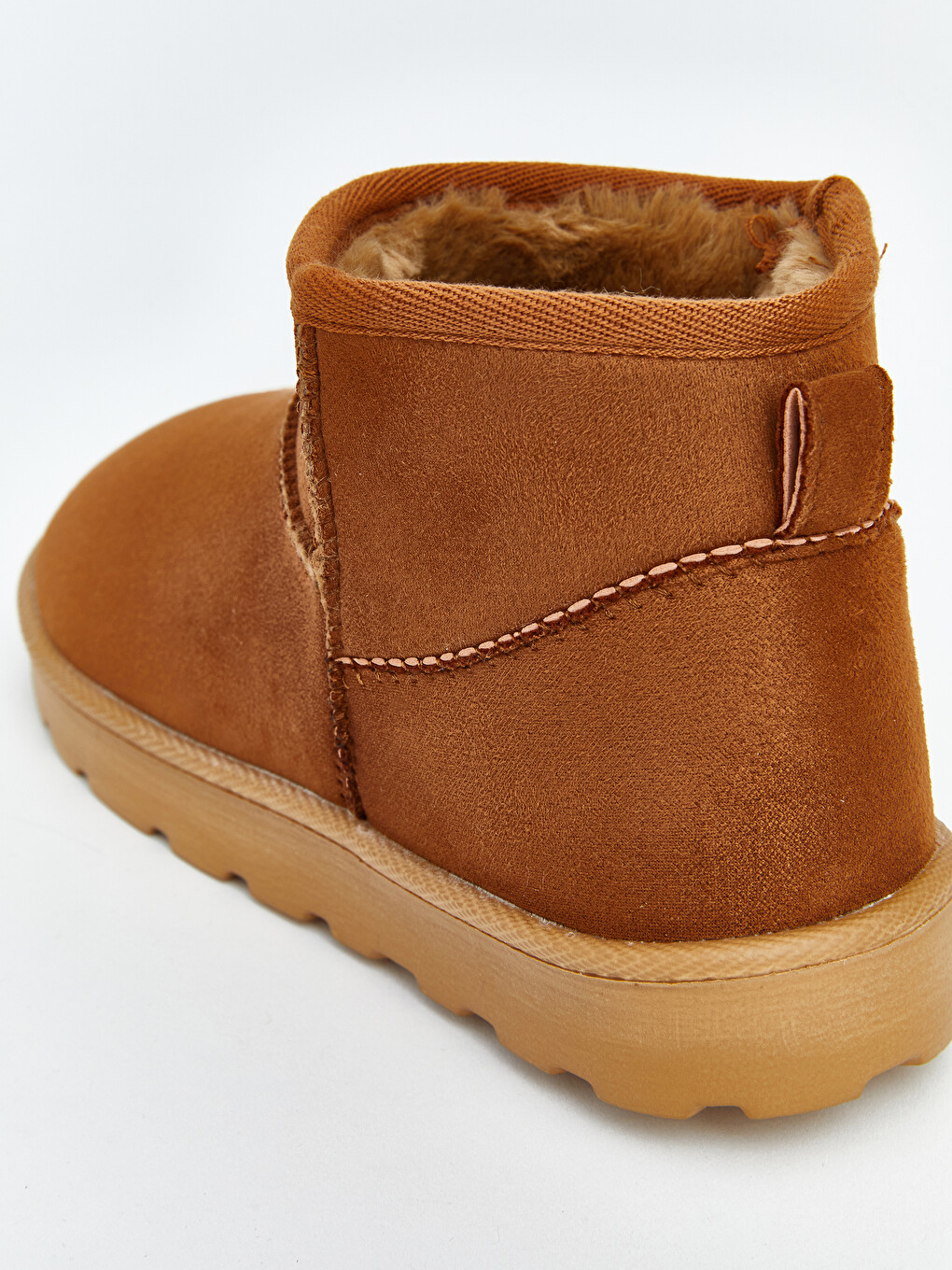 Women's Boots with Faux Suede Look and Fur Lining-3