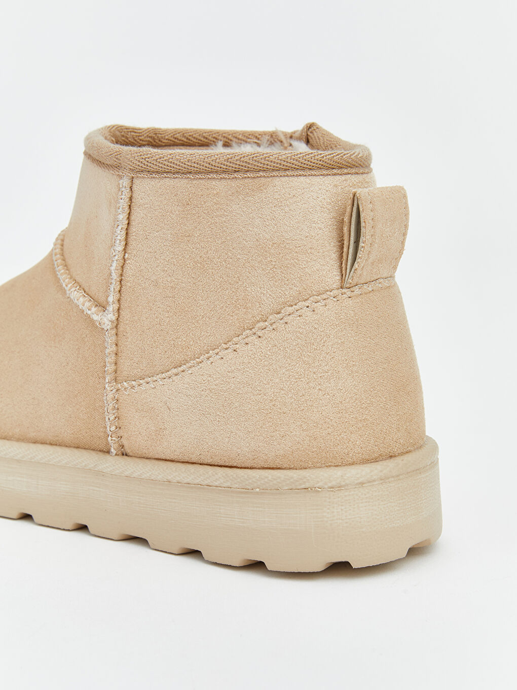 Bej Kadın Kürklü Bot-4